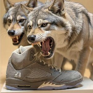 Air jordan 5 retro wolf grey 🐺
